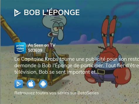 Regarder Bob L Ponge Saison Pisode En Streaming Complet Vostfr