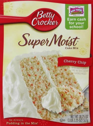 Betty Crocker Super Moist Cherry Chip Cake Mix, 18.25 OZ - Ralphs