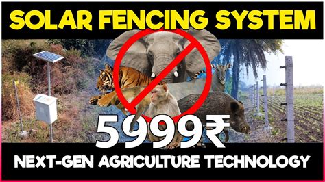 Next Generation Solar Electric Fencing System Low Cost Most