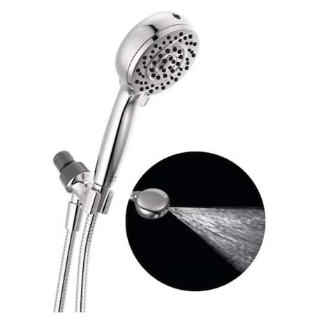 Reviews For Delta ProClean 6 Spray Wall Mount Handheld Shower Head 1 75