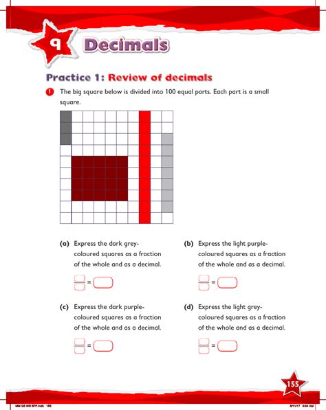 Max Maths Year 5 Work Book Review Of Decimals Maths Year 5