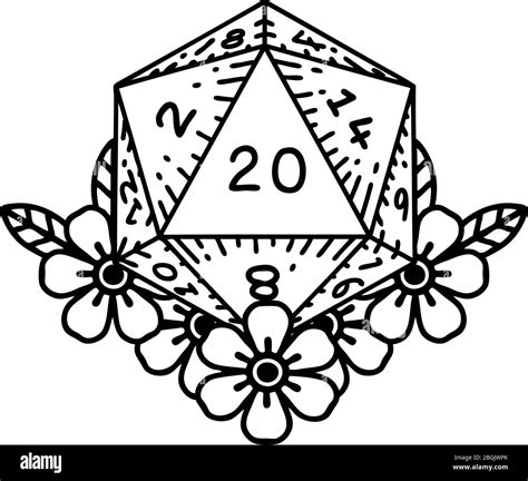 D20 tattoo hi-res stock photography and images - Alamy