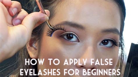 Applying False Eyelashes Video at Lewis Cook blog