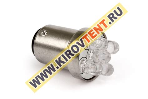 Лампа большой цоколь 5 диодов 24 V Двухконтактная | КировТент