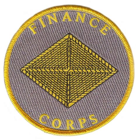 Finance Corps Patch Patches Finance Us Army