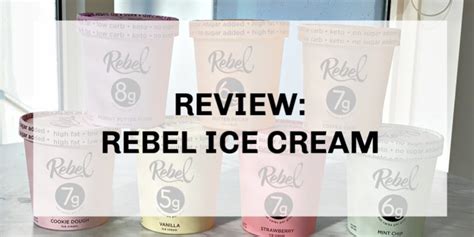 Rebel Ice Cream Reviews: Every Flavor Ranked - Keyto