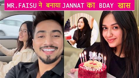 Jannat Zubair Birthday Jannat Ko Mila Gharwalo Se SURPRISE Mr Faisu