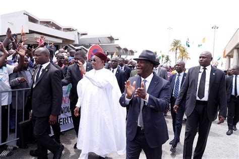 Accueil du Président de la République du Niger S E M Mahamadou