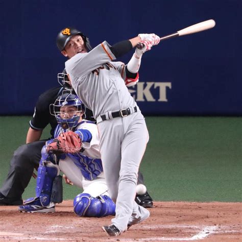 【巨人】坂本勇人が代打で登場も遊ゴロ 今季初めてベンチスタート スポーツ報知