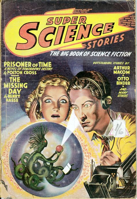 Retro Sci Fi Magacine Cover 50s 60s Ciencia Ficcion Libros Revista