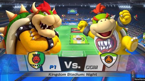 Mario Sports Superstars Team Bowser Vs Team Bowser Jr YouTube