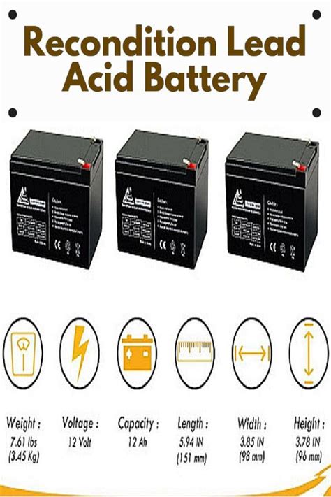 Recondition Lead Acid Battery Battery Repair Recondition Batteries