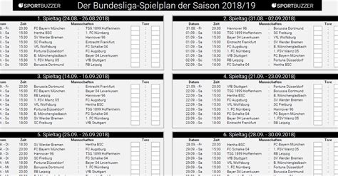 Bundesliga Spielplan Als Pdf Hier Kostenlos Zum Download Und Drucken