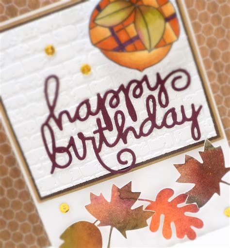 Stamps At Play: Fall Birthday