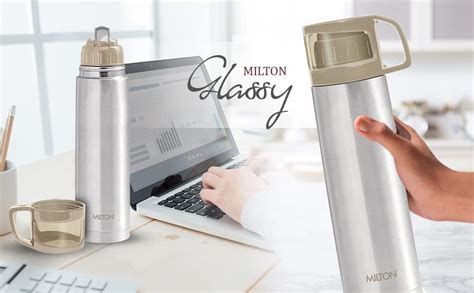 Milton Glassy 1000 Thermosteel Vacuum Insulated Double Walled Flask