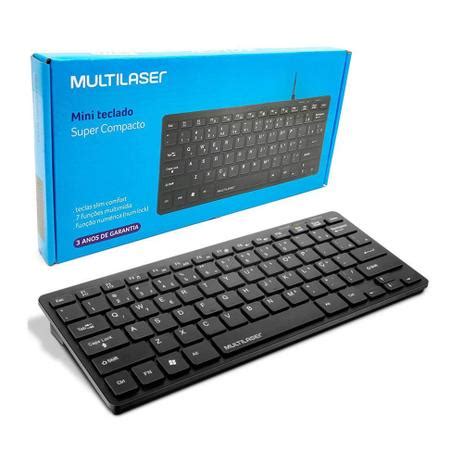 Mini Teclado Slim Preto Usb Tc Multilaser