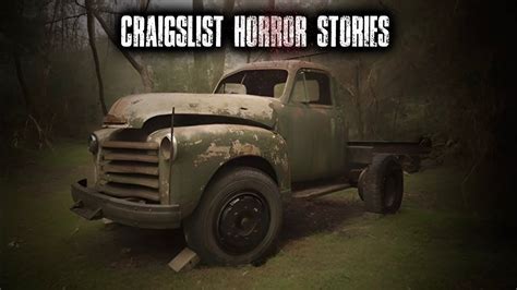 3 True Disturbing Craigslist Horror Stories YouTube