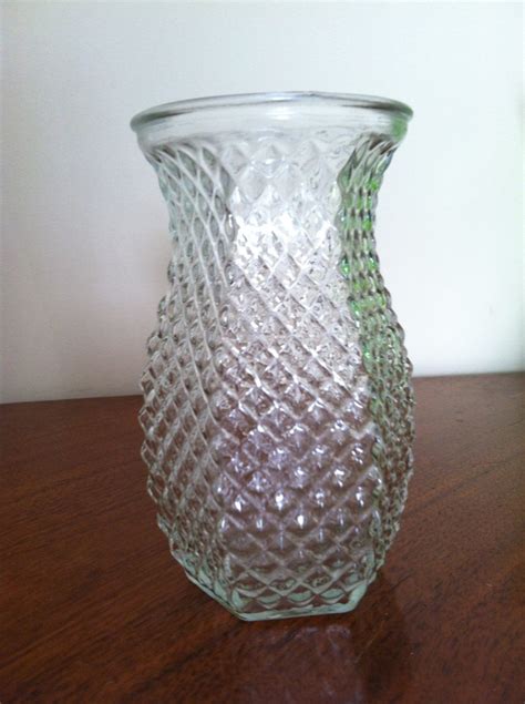 Vintage Hoosier Hob Nob Glass Vase 4071 Etsy