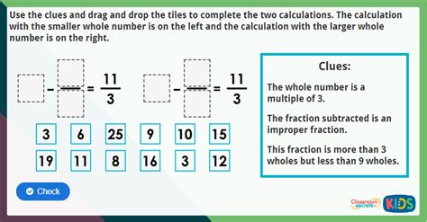 Year Subtract From Whole Amounts Lesson Classroom Secrets