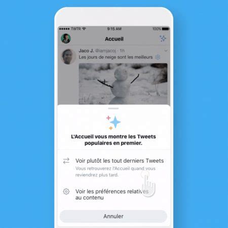 Twitter Sur Iphone Ajoute Une Option Pour Voir Les Tweets Dans L Ordre