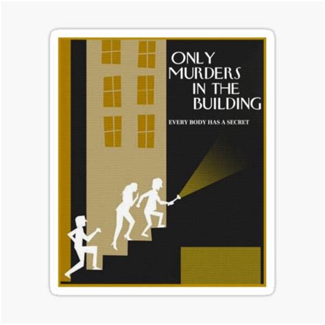 "Only Murders In The Building Only Murders In The Building " Sticker for Sale by CandidShop ...