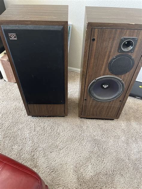 Cerwin Vega Vintage Speakers Series Mid S Brown Reverb