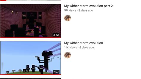 My Wither Storm Evolution All Parts 1 And 2 SPECIAL YouTube