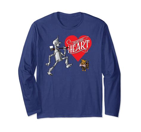 Tin Man T Shirt Follow Your Heart Tee Cute Wizard Of Oz Gift 4LVS