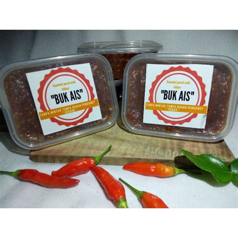 Jual Sambel Pecel Asli Blitar 200gram Sedang Shopee Indonesia