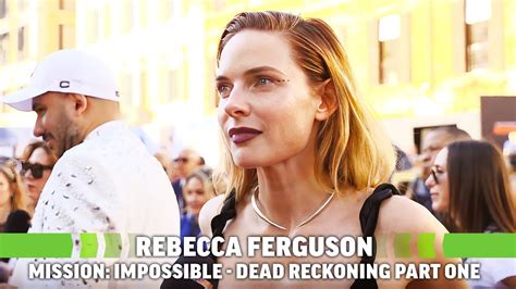 Rebecca Ferguson Interview Silo Mission Impossible And Tim Millers