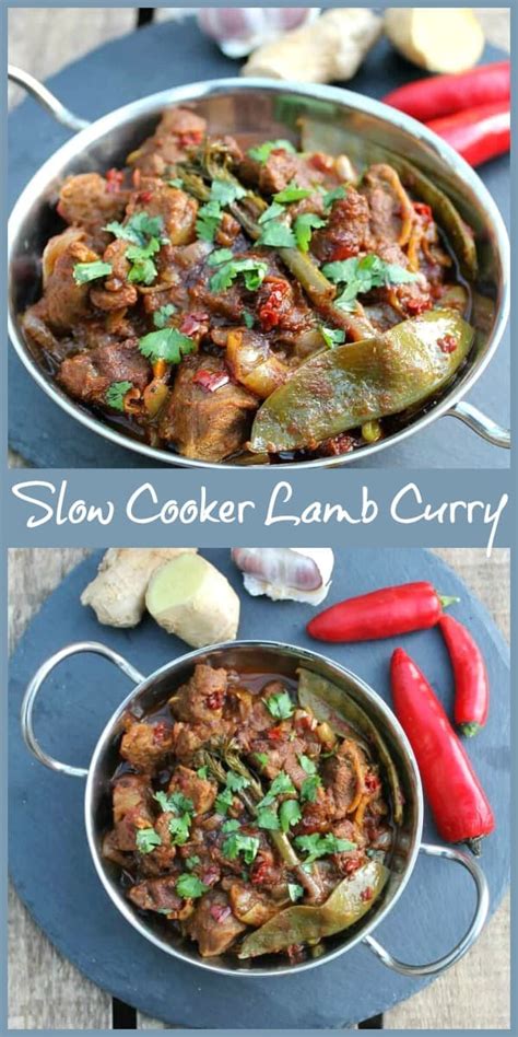 Slow Cooker Lamb Curry Lamb Bhuna Bakingqueen