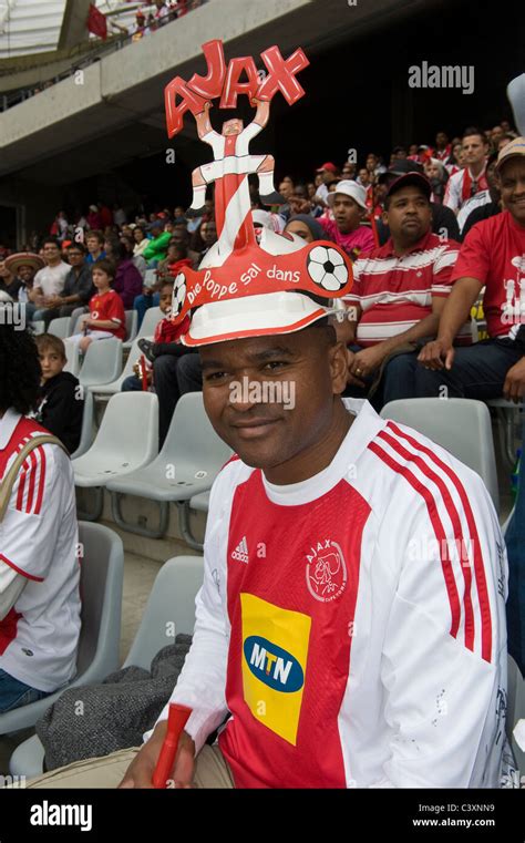 Supporters Of Ajax Cape Town Football Club In Cape Town Stadium Cape