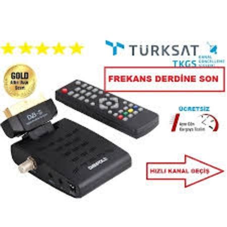 Scart Girişli Tüplü Tv Uyumlu Mini Uydu Alıcısı Kullanıma Hazır