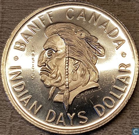 Canada 1 Indian Dollar BANFF 1974 - Local currency - Catawiki