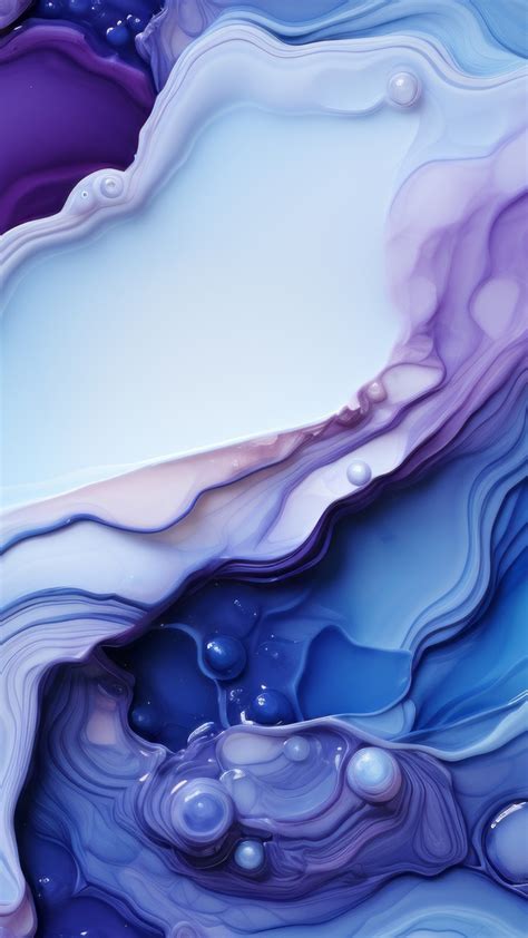 Wallpaper Waves Blue Ios 17 Os 25282