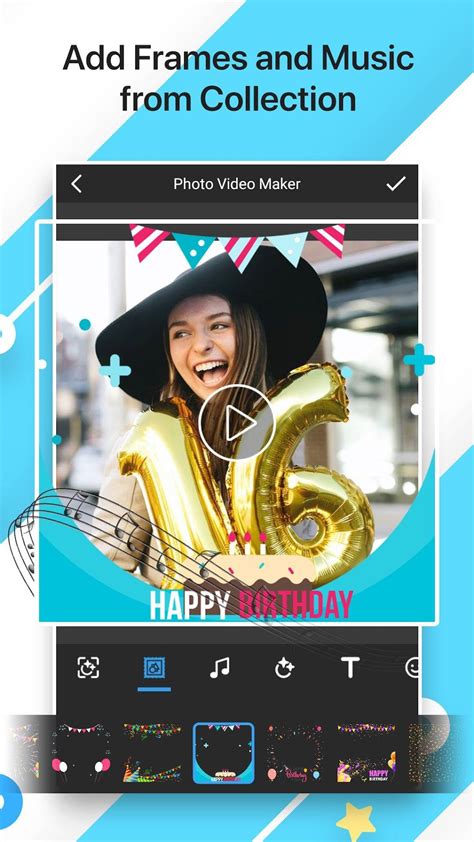 Android 용 Birthday Video Maker with Song and Name 다운로드