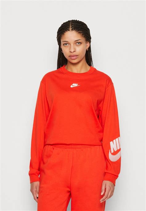 Nike Sportswear Longsleeve Picante Red Rood Zalando Nl