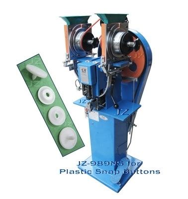 China Automatic Snap Fastening Machine JZ 989NS For Plastic Snap