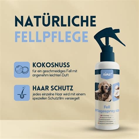 nimo spray de soin du pelage à la noix de coco pour chiens et chats 2