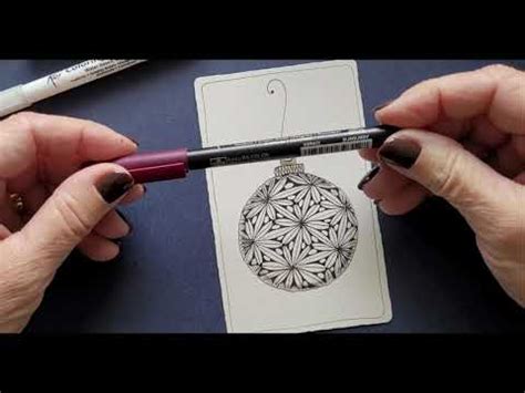 Zentangle Kerstkaarten Maken Creatieve Idee N Voor De Feestdagen