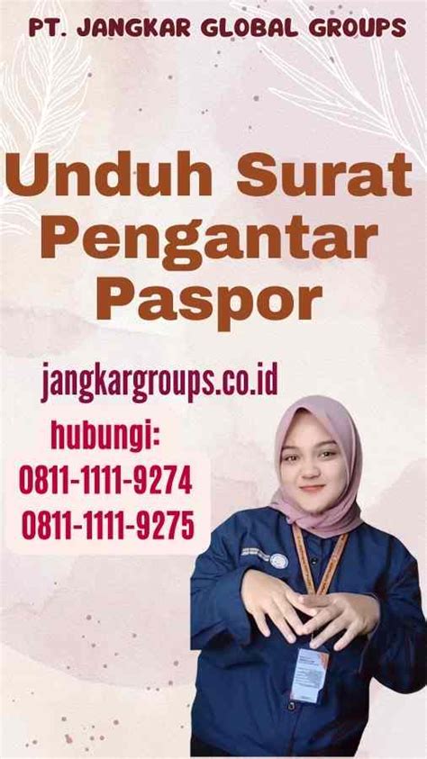 Unduh Surat Pengantar Paspor Jangkar Global Groups