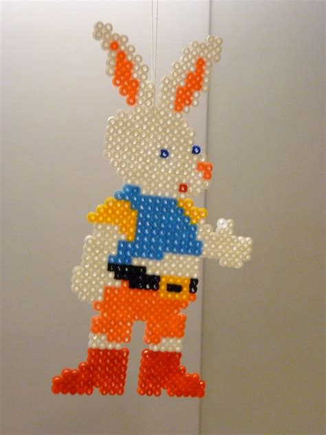 Easter Rabbit Hama Perler Beads By My Newsroom Pearler Beads Fuse
