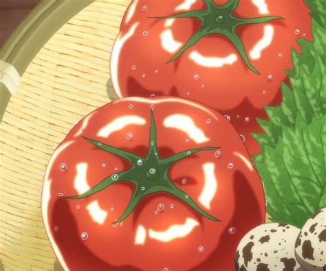 Anime Food Tomatoes Anime Food Tomato