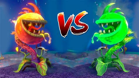 CARNIVORA DE FUEGO VS CARNIVORA TOXICA Plants Vs Zombies Garden