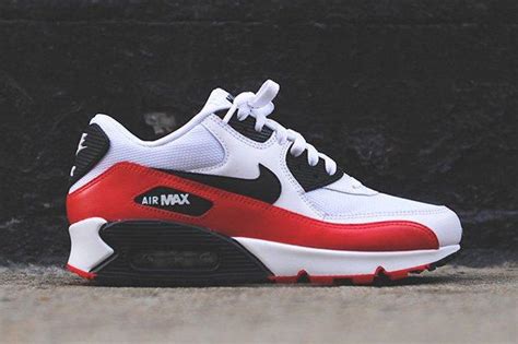 Nike Air Max 90 (White/Red/Black) - Sneaker Freaker