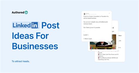 Linkedin Post Ideas For Business To Attract Leads