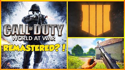 Call Of Duty World At War Remastered Can It Happen Youtube