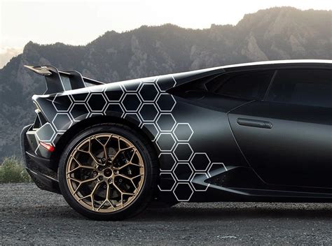 Universal Honeycomb Car Graphics Vinyl Decal Set Customizable Car Stickers For Stylish Car Decor