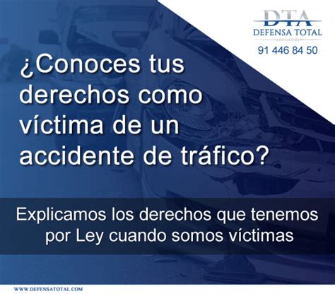 ¿conoces Tus Derechos Como Víctima En Un Accidente De Tráfico