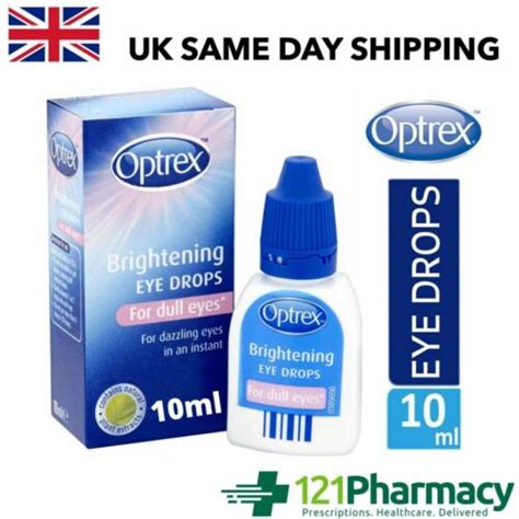 Optrex Brightening Eye Drops 10ml Restores Natural Brightness For